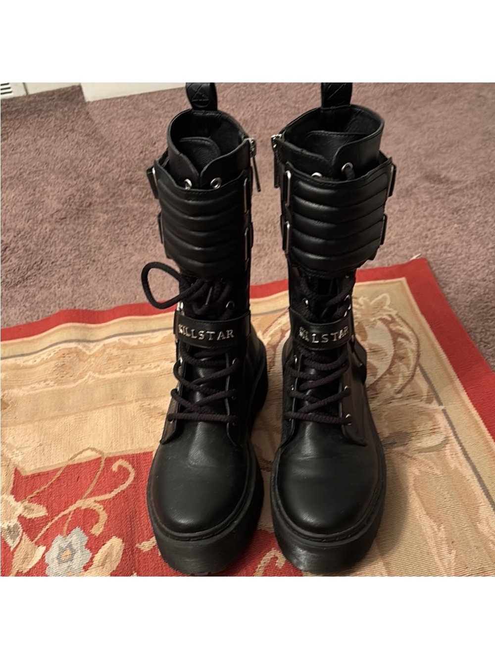 KillStar moto combat boots